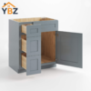 Gray Shaker 30″ 36″ W Vanity Combo with Drawers