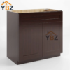 Shaker Espresso Single / Double Vanity Sink Base Cabinet