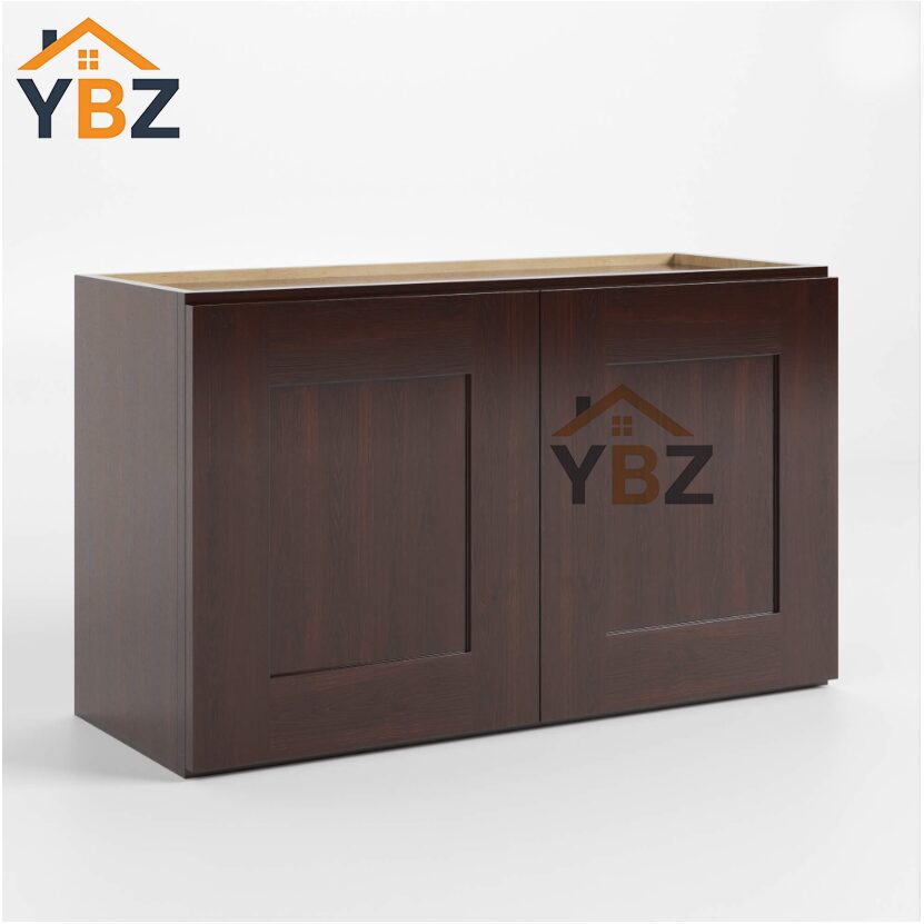 Shaker Espresso12″15″18″ 24″ H Double Door Wall Cabinet