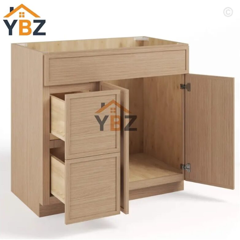 ScreenShot_2026-02-07_123342_998 Slim Oak Shaker Vanity Combo with Drawers/Drawer Cabinet