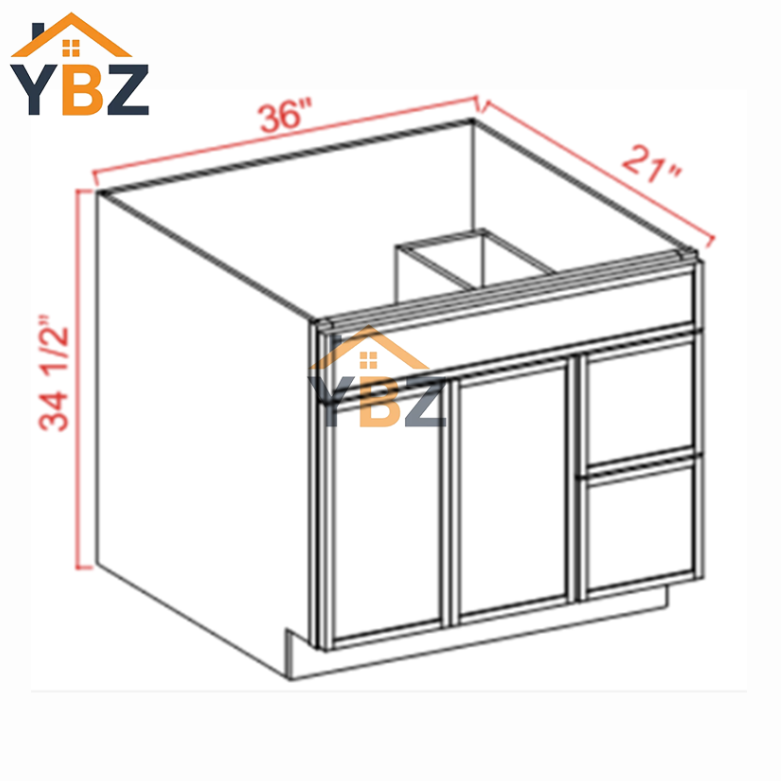 ScreenShot_2026-02-07_123350_918 Slim Oak Shaker Vanity Combo with Drawers/Drawer Cabinet