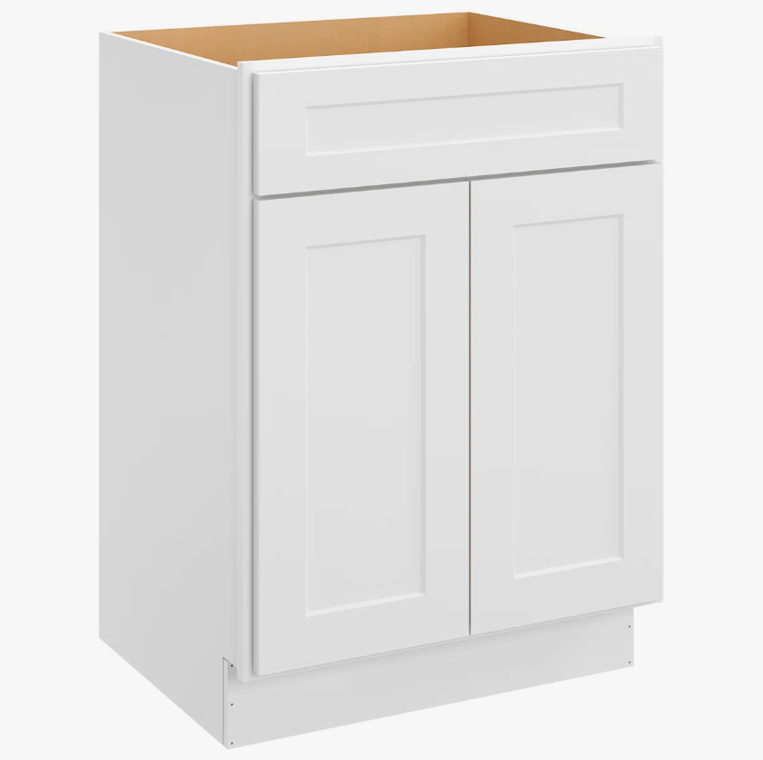 27 Inch HDF Plywood Shaker Bathroom Sink Base Cabinet for Bathroom Remodel