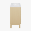10 Handleless Slat Front Modern Light Wood Single Sink Vanity Cabinet