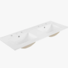 10 48" Coastal Rattan Double Bathroom Vanity for Master Bath Remodel