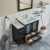 10 Contemporary Espresso Vanity Cabinet Set for Minimalist & Transitional Bathroom Remodel