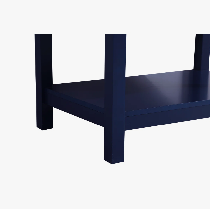 10 Navy Modern Single Sink Bathroom Vanity Cabinet