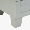 11 30 Inch Sage Green Shaker Bathroom Vanity with White Ceramic Sink & Multi Storage Drawers