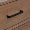 Modern Walnut Shaker Vanity Cabinet with Dovetail Wood Drawers for Farmhouse & Coastal Bath Remodel