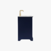 Transitional Navy Freestanding Double Sink Bathroom Vanity Cabinet