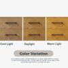 12 Rustic Natural Wood Freestanding Single Sink Vanity with Open Storage Shelf