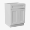 2 Modern Light Gray Shaker Base Cabinet for Custom Countertop Kitchen & Bath Remodel