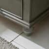 Transitional Single Sink Grey Shaker Freestanding Vanity Cabinet