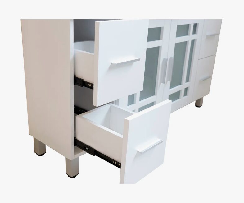 48" Single Sink Freestanding Vanity Cabinet for Guest & Master Bathroom Remodel