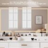 3 White LED Makeup Vanity Table with 7 Drawers & Stool