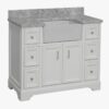 3 Transitional White Farmhouse Vanity for Cottage, Coastal & Classic Bathroom Remodel