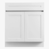 3 Freestanding Shaker Style Vanity Base Cabinet, Solid Wood Construction for Bathroom Sink