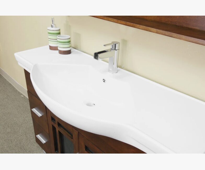 48" Freestanding Single Sink Vanity Cabinet for Farmhouse & Traditional Bathroom Remodel
