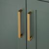 4 Modern Sage Green Shaker Vanity Cabinet with Dovetail Pine Drawers for Earthy Tone Bath Remodel