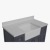 4 Transitional Farmhouse Blue Vanity Cabinet for Cottage & Traditional Master Bathroom Remodel