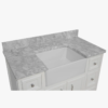 4 Transitional White Farmhouse Vanity for Cottage, Coastal & Classic Bathroom Remodel