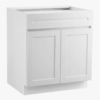 4 Freestanding Shaker Style Vanity Base Cabinet, Solid Wood Construction for Bathroom Sink