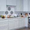 4 Modern Light Gray Double Drawer Shaker Base Cabinet for Kitchen Remodel & Custom Countertops