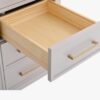 60" Off White Wood Double Sink Vanity for Luxury Master Bathroom Remodel
