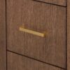 4 72 Inch Walnut Oak Shaker Double Undermount Sink Bathroom Vanity, White Quartz Countertop & Brushed Gold Hardware