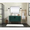 4 Modern Single Sink Emerald Green Bathroom Vanity Cabinet
