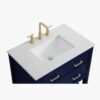 5 Navy Modern Single Sink Bathroom Vanity Cabinet