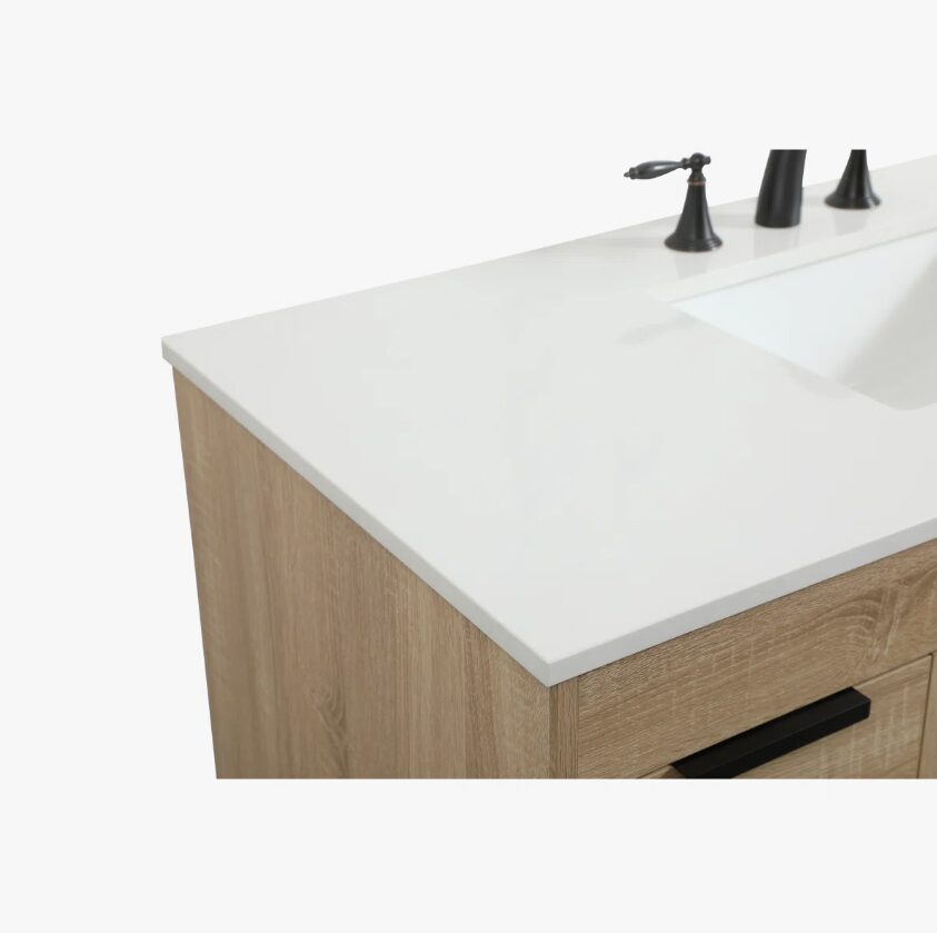 5 Modern Farmhouse Single Sink Wood Bathroom Vanity Cabinet