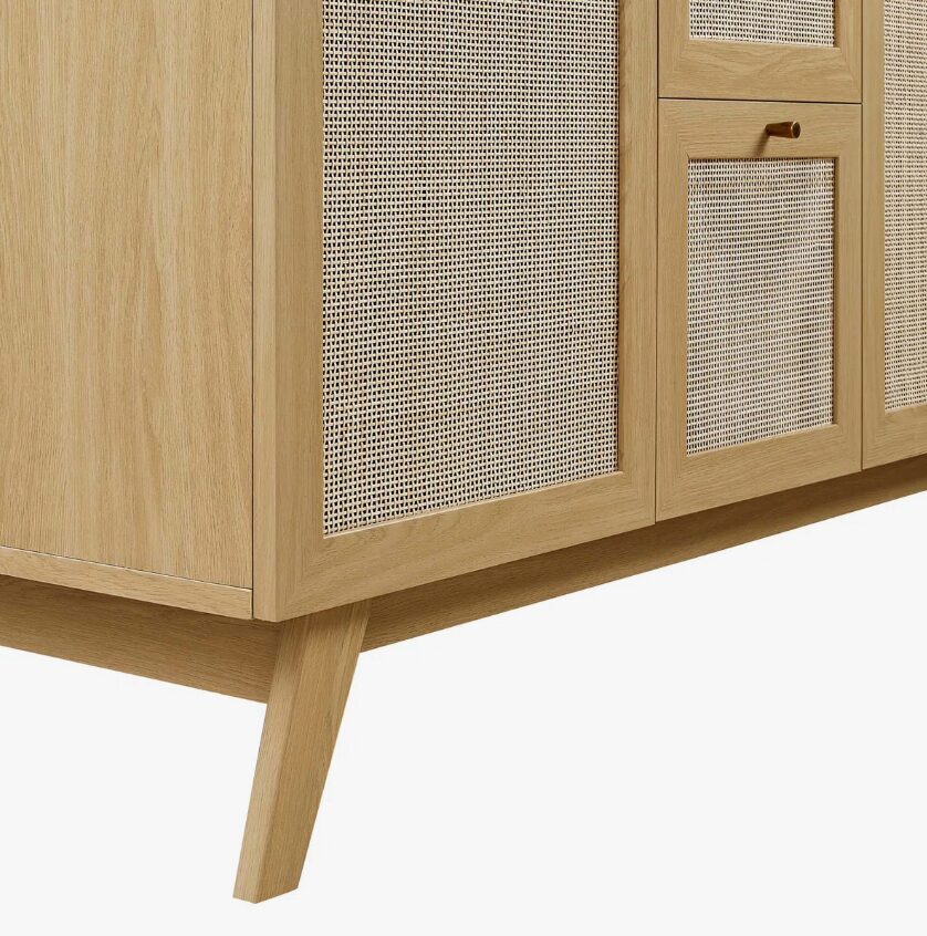 5 48" Coastal Rattan Double Bathroom Vanity for Master Bath Remodel