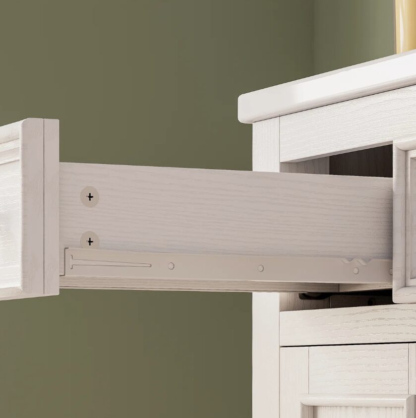 36" Traditional White Single Sink Vanity for Master & Guest Bathrooms
