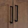 Modern Walnut Shaker Vanity Cabinet with Dovetail Wood Drawers for Farmhouse & Coastal Bath Remodel