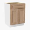 5 Freestanding Wood Grain Shaker Kitchen Base Cabinet, Moisture Resistant Storage Cabinet
