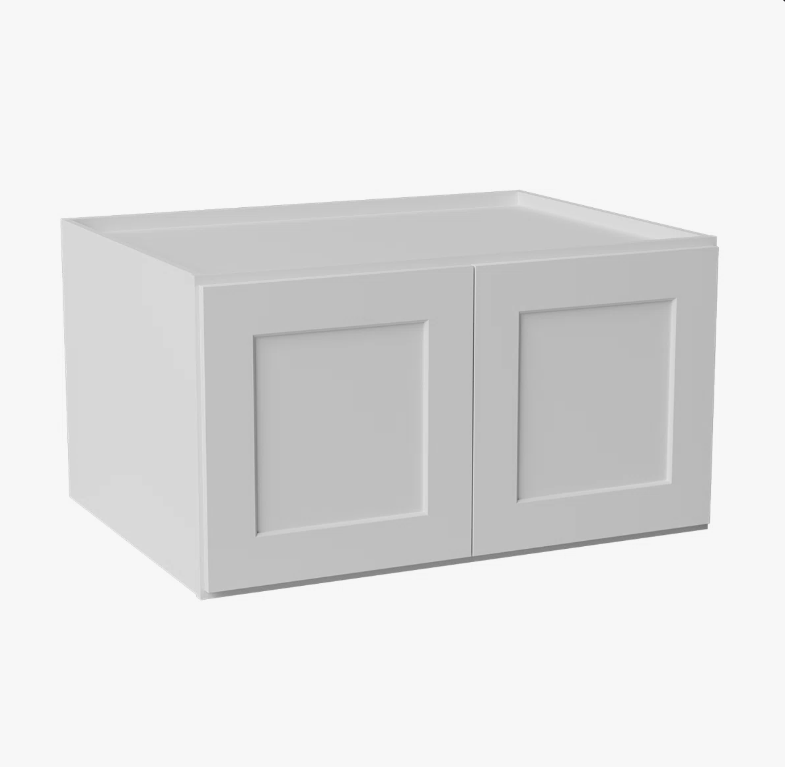 Modern Light Gray Shaker Wall Cabinet for Matching Full Kitchen Cabinet Remodel