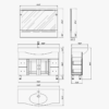 48" Freestanding Single Sink Vanity Cabinet for Farmhouse & Traditional Bathroom Remodel