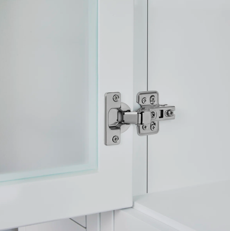 6 Clean White Contemporary Vanity Cabinet Set for Coastal, Farmhouse & Neutral Bath Remodel
