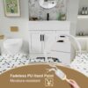 Modern White Bathroom Vanity with Soft Close Drawers & Doors
