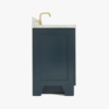 6 Luxury Navy All-in-One Bathroom Vanity with Carrara Marble Countertop