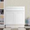 36" White Shaker Bathroom Vanity Cabinet Without Sink Top