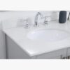 8 Transitional Single Sink Gray Shaker Bathroom Vanity Cabinet