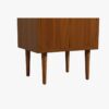 24" Narrow Mid Century Modern Wood Vanity for Powder Room & Guest Bath