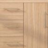 8 36 Inch Light Oak Single Sink Bathroom Vanity Integrated Solid Surface Top Soft Close Drawers & Doors