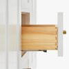72 Inch White Shaker Double Undermount Sink Bathroom Vanity, White Quartz Countertop & Brushed Gold Hardware