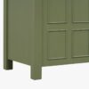 36" Olive Green Farmhouse Bathroom Vanity with White Undermount Sink