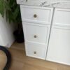 Weixin Image_20250314145203 48" White Shaker Single Sink Bathroom Vanity Base Cabinet