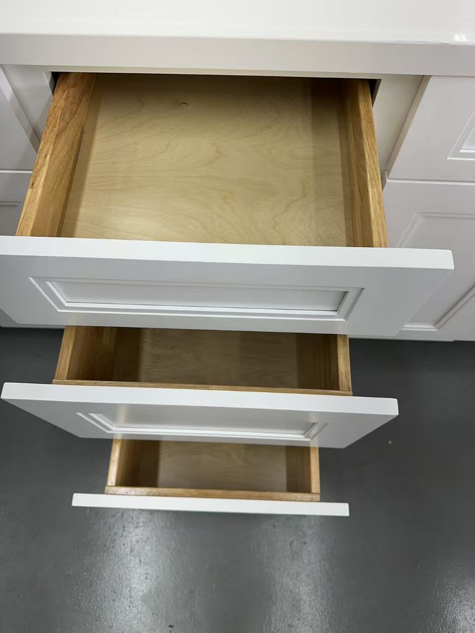 Weixin Image_20250315122305 60" White Shaker Double Sink Bathroom Vanity Base Cabinet