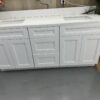 Weixin Image_20250315122328 60" White Shaker Double Sink Bathroom Vanity Base Cabinet