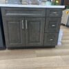 Weixin Image_20250505163659 36" Dark Grey Shaker Single Sink Bathroom Vanity Base Cabinet